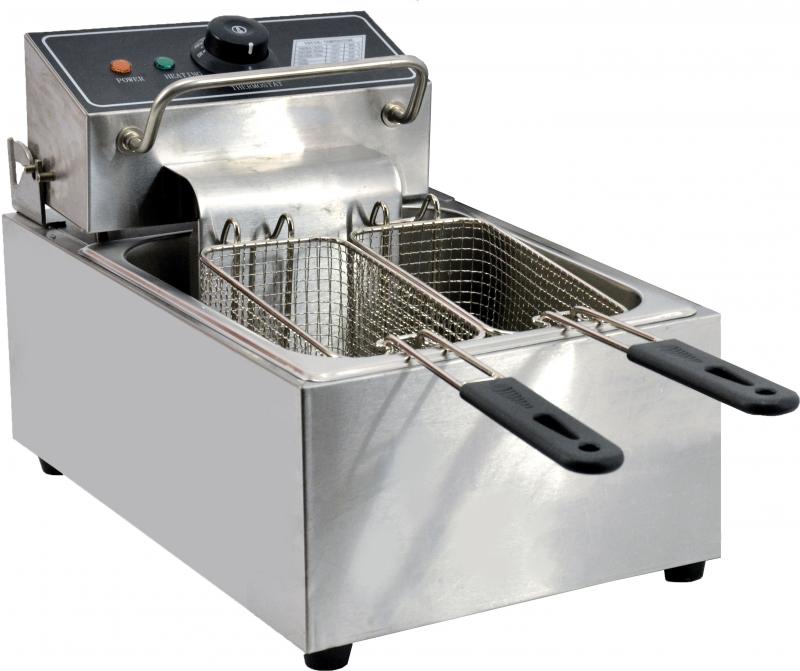 110 V Single Table Top Electric Fryer Omcan